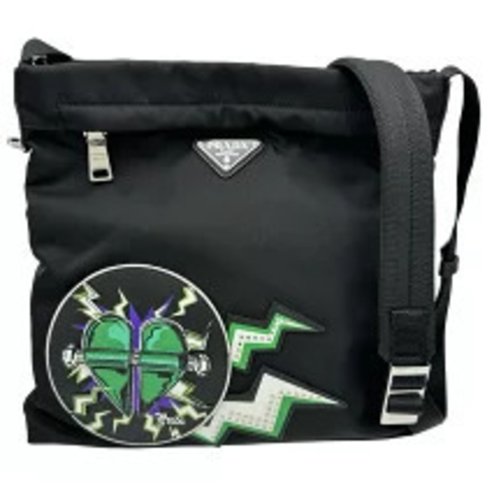 Prada Frankenstein Shoulder Bag Universal Studios Collaboration Black
